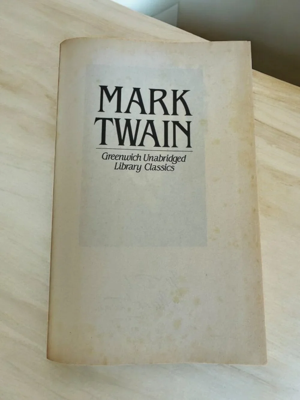 Mark Twain Greenwich Unabridged Library Classics Hardcover Illustrated